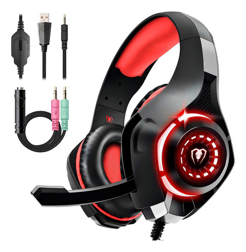 Tatybo Gaming Auriculares Para Ps4 Ps5 Xbox One Switch Pc De