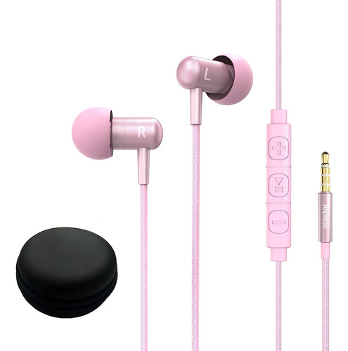 Auriculares Con Cable - Rosa