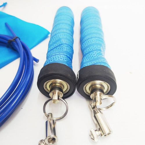Soga Heavy Rope Rulemanes Pesada Cross Funcional Fullfitness Color Azul
