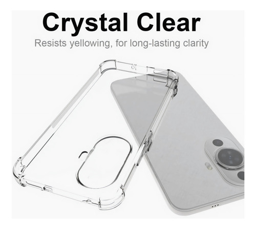 Funda Acrigel Airbag Rígido Para Huawei Nova 11 Transparente Acrigel Reforzado