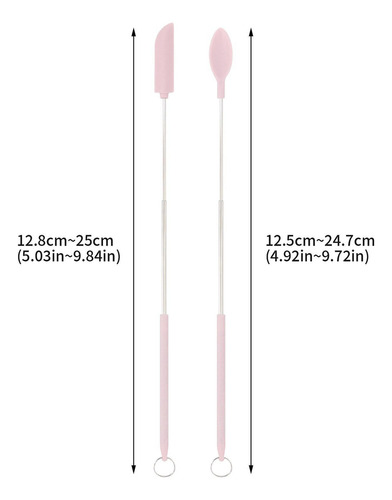 - Espátula De Silicona Pequeña 2 Piezas Mini Espátula