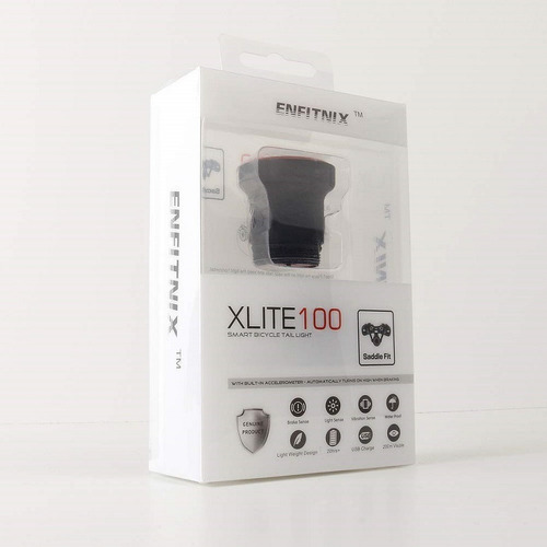 Stop Bicicleta Inteligente 100 Lumens Xlite Enfitnix Roja