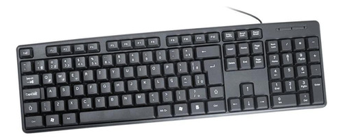 Teclado K-mex Kb-3728 Usb Abnt2 - Design Moderno