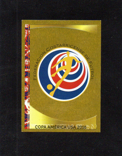 Copa America 2016. Figurita N° 62 Escudo De C. Rica. Mira!!