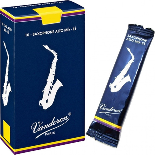 Palheta Vandoren Sax Alto Com 5 Unidades - Nº 2,5