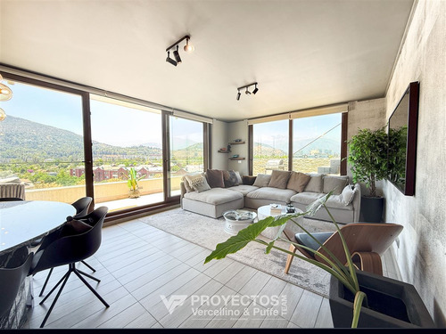 Exquisito Penthouse Con Azotea Venta De 3 Dorm. En Vitacura