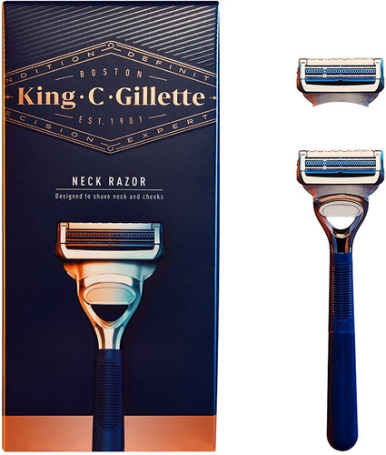 King C. Gillette Maquinilla De Afeitar, Mango Más 2 Recambio