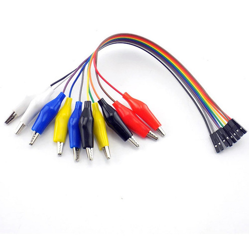 Pack 10pcs Cables Dupont Hembra Caiman Colores 30cm [ Max ]