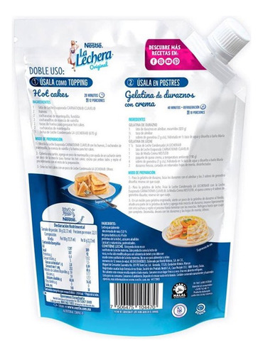 Leche Condensada La Lechera Original 670 G 12 Pzas