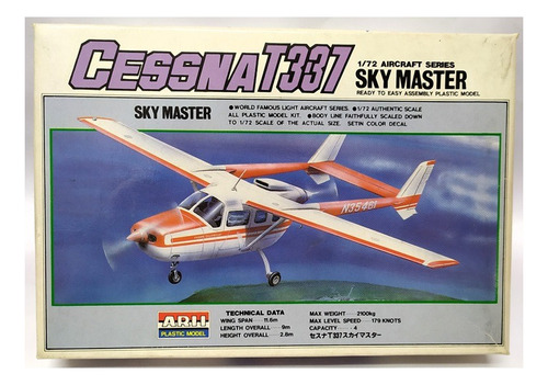 Modelo Para Armar Maqueta Escala 1/72 Cessna T337 Skymaster