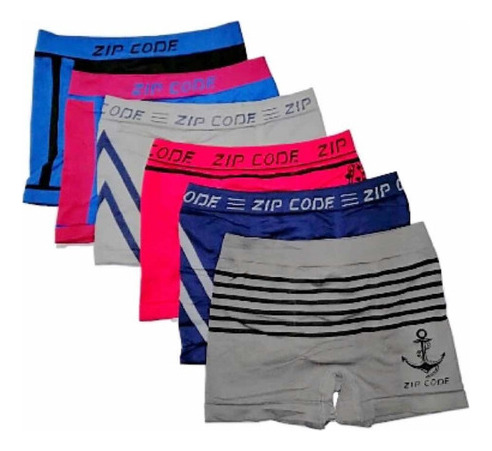 12 Pz Boxer Niño Mayoreo Niña Microfibra Calzon Infantil