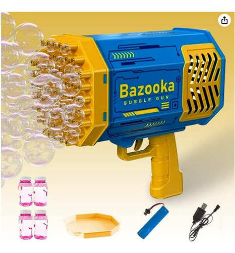 Pistola De Burbujas Bazooka Bubble Gun