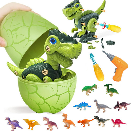 Brinquedo De Dinossauro Infantil Com Furadeira Elétrica