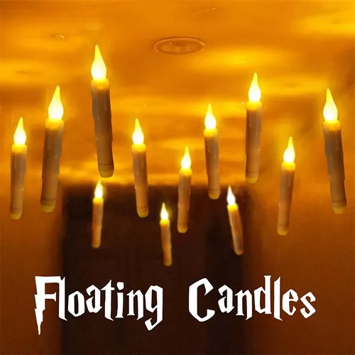 12 Velas Flotantes De Harry Potter Sin Llama Para Halloween