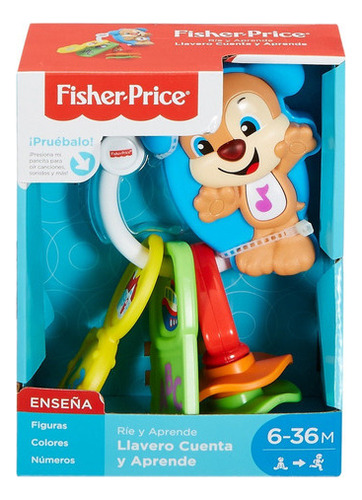 Fisher Price Sonajero Mordillo Cuenta Y Aprende Luz Y Sonido