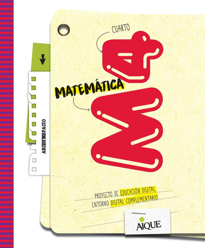 Matematica 4 - Espacio Abierto - Aique, De Aa. Vv.. Editorial Aique, Tapa Blanda En Español