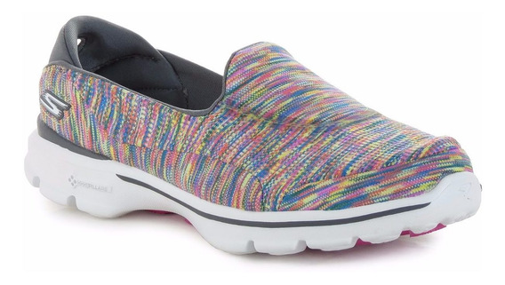 skechers go walk 3 mujer dorados