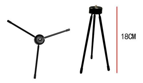 Kit Mini Tripé 228 Bastão Pau Selfie Monopod 1288 Yunteng