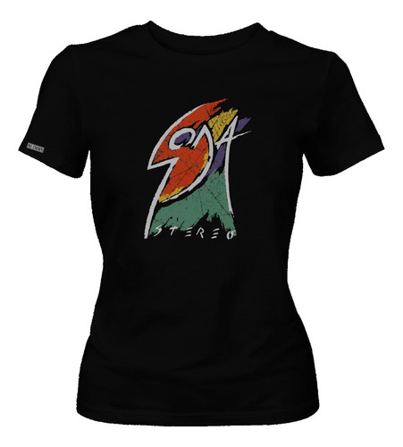 Camiseta Dama Mujer Soda Stereo Rock Metal Dbo2