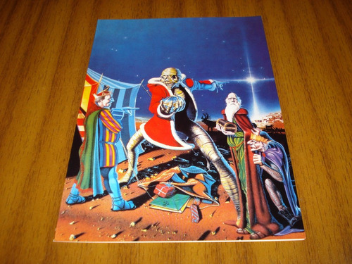 Tarjeta Navidad Iron Maiden / Powerslave