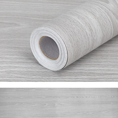 17.7  355  Grey Wood Contact Paper Wallpaper Pvc Slf And