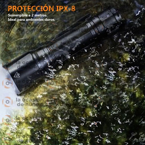 Imagen 4 de 8 de Linterna De Mano Fenix Tactica Tk16 V2.0 Led 3100 L 380mt