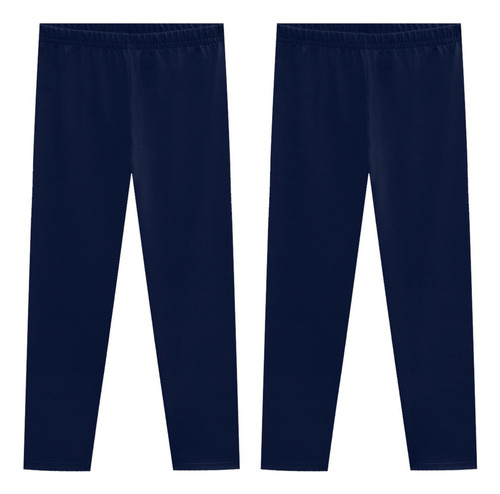 Kit 2 Calça Legging Flanelada Infantil Inverno 4 A 16 Kyly