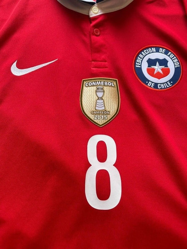 Imagen 2 de 8 de Camiseta De Coleccion Selección Chile 2015 Utileria