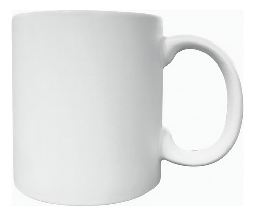 Taza Blanca Mate Elegante 11oz Para Sublimar 12 Pz Color Blanco T-ATP