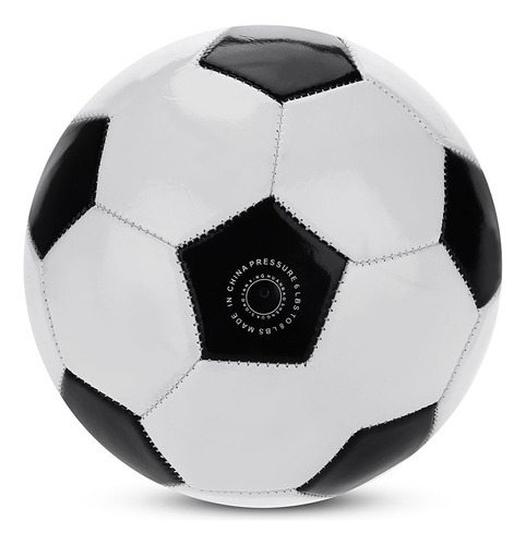 Balón De Fútbol Infantil Tamaño 4 Clásico Negro Blanco Están