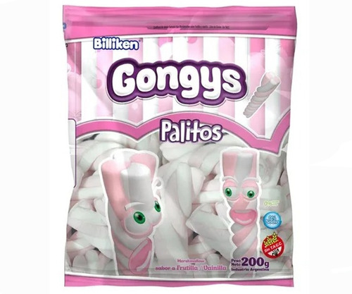 Malvaviscos Palitos Gongys 200gr - Barata La Golosineria