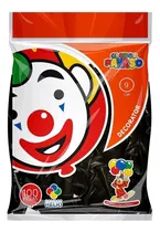 Comprar Globo Latex Decorator Redondo N° 9 Payaso C\u002F100 Piezas Color Negro