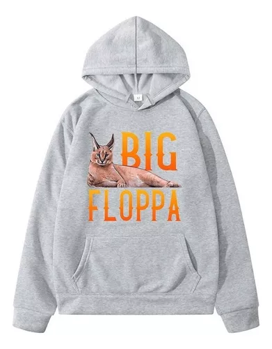 Em promoção! Grande Floppa T-shirt Engraçada Meme Gato Bonito