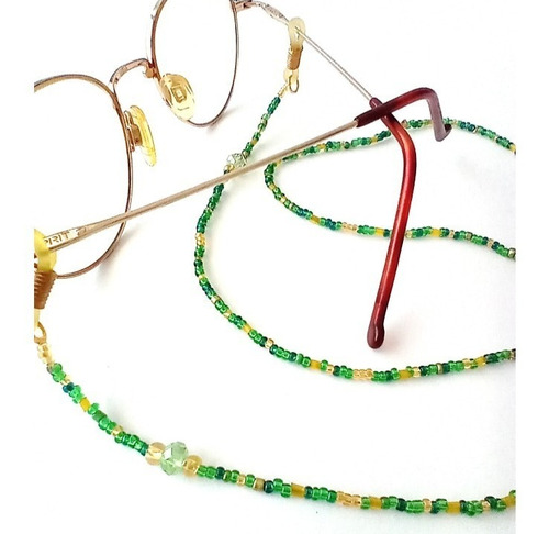 Imagen 1 de 7 de Cuelga Gafas Cuelga Tapabocas Cadena Accesorio Liviano