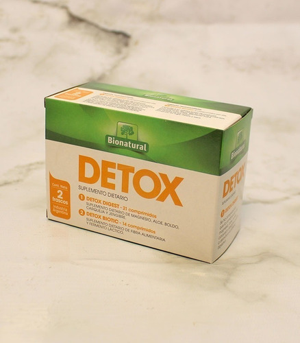 Detox + Probióticos Tratamiento Desintoxicante Bio Natural Sabor Sin sabor