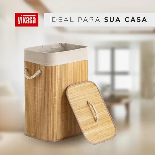 CESTO DE ROUPAS 70 LITROS, PQ LUGAR DE ROUPA SUJA NÃO É EM CIMA DA CADEIRA