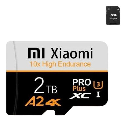 Tarjeta De Memoria Micro Sd Pro Plus Xc 2tb + Adaptador