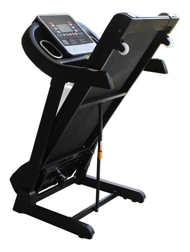 Caminadora eléctrica Crazy Fitness T600 220V color gris oscuro y negro