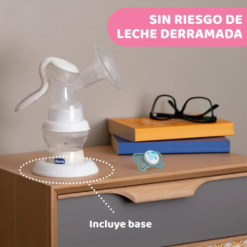 Extractor Manual Leche Natural Feeling Silicón Suave Chicco