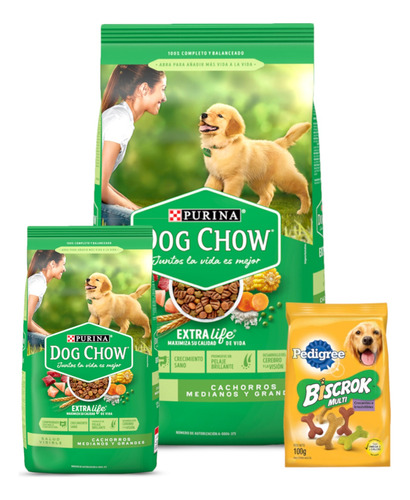 Dog Chow Cachorros 24kg + Promo -ver Foto- + Envío Gratis!