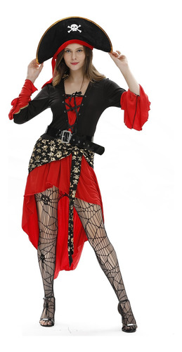 Traje Pirata De La Reina De Halloween,disfraces De Cosplay
