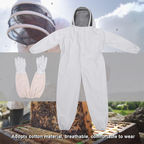 Luvas De Apicultor De Terno De Proteção Profissional Para