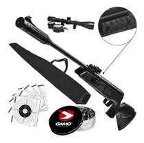 Comprar Rifle Aire Comprimido Pistón Mira 4x40 Blancos Balines Funda