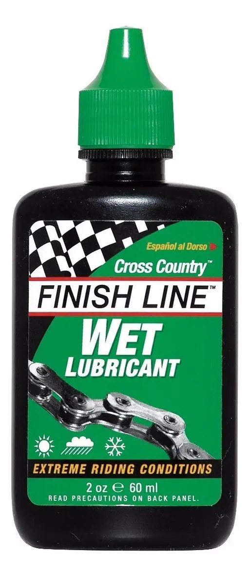 Aceite Lubricante Bicicleta Finish Line Humedo 60ml