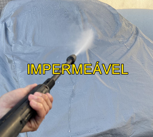 Capa Cobrir Symbol Couricarbon Impermeável Forrada Prata Uv