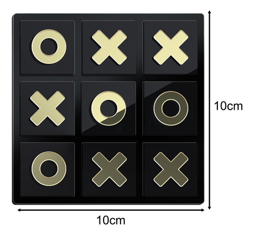 Juego Acrílico Toe, Juegos Xo, Juegos De Negro