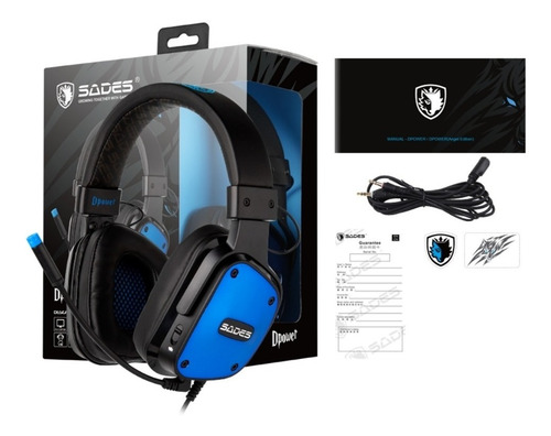 Imagen 3 de 4 de Audifono Gamer Diadema Sades Dpower Multiplataforma