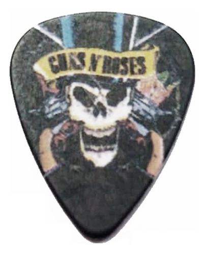 Kit 10 Palhetas Guns N´roses Guita Violão Ukulele Baixo