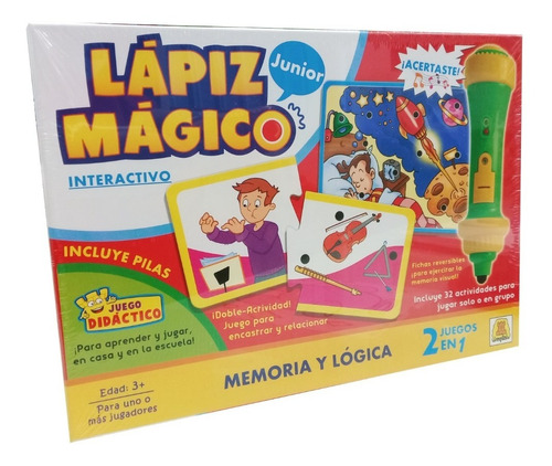 Imagen 1 de 2 de Juego Lapiz Magico Memoria Y Logica (4749)