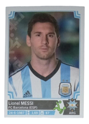 Messi + 100 Figuritas Sin Repetir - Copa América 2015 Panini